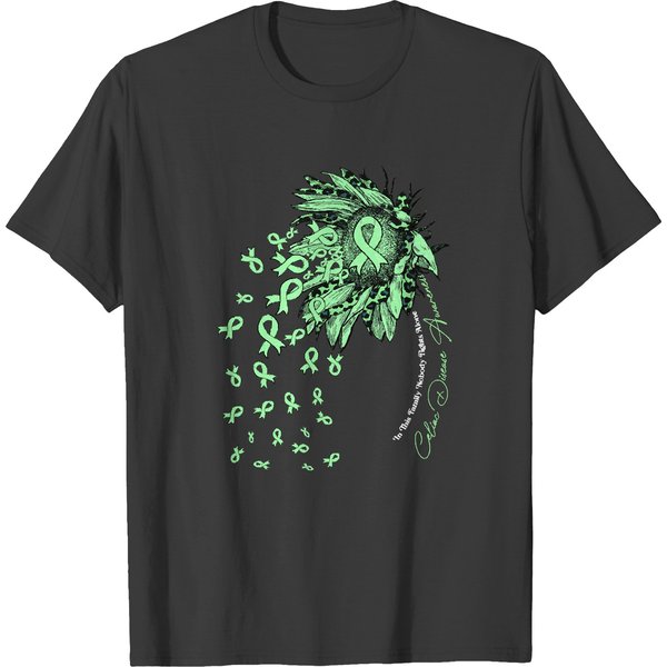 Celiac Disease Survivor T-Shirtceliac Disease Awareness - Sunflower Nobody Fights Alone T-Shirt T-Shirts-image