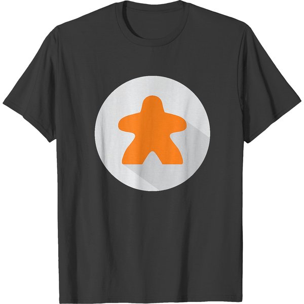 Board Game Lover Meeple Orange Figure Player Gift Tshirt T-Shirts-image