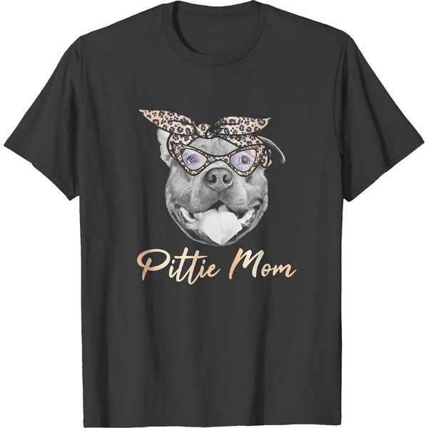 Pitbull Mom Gift Pittie Mom (2) T-Shirts-image