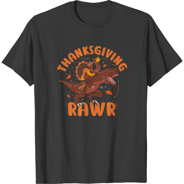 Thanksgiving Thanksgiving Rawr T-Shirts-image
