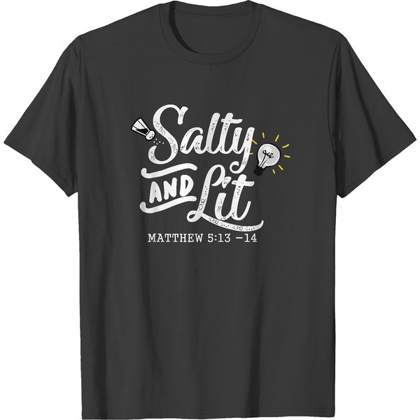Salty & Lit Matthew 51314 Christian Christianity T Shirt T-Shirts-image