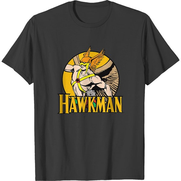 Justice League Hawkman Circle T-Shirt T-Shirts-image