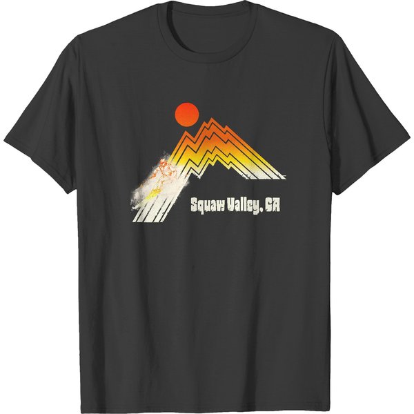 Squaw Valley Squaw Valley Tahoe California 70S T-Shirts-image