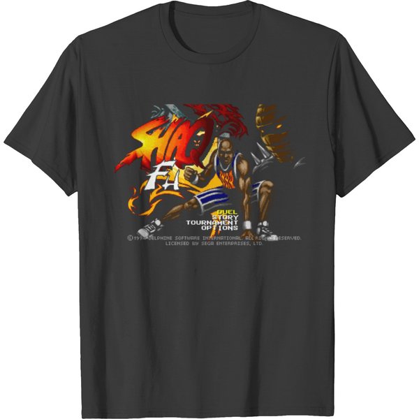 Shaq Fu Genesis Title Screen T-Shirts-image