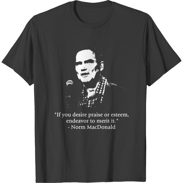 Norm Macdonald Quote (Rip) T-Shirts-image