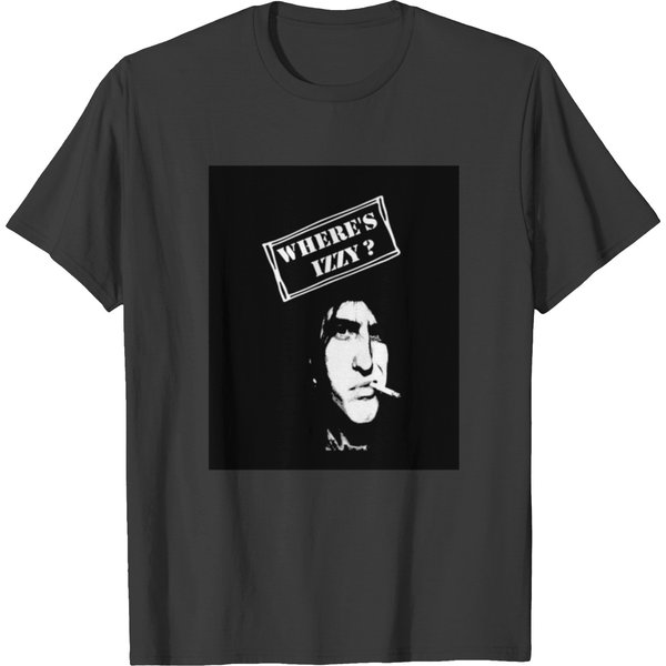 Izzy Stradlin Wheres Izzy Rock And Roll Fan Gnr T-Shirts-image
