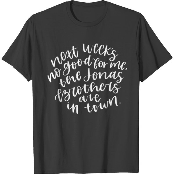Jonas Brothers Hangover Quote Premium T-Shirts-image