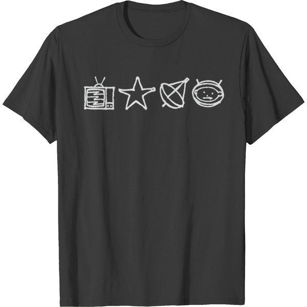 U2 - Zoo Tv Symbols - White Classic T-Shirts-image