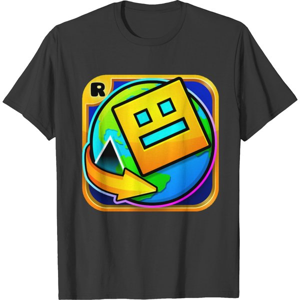 Geometry Dash Unblocked Level Active (1) T-Shirts-image