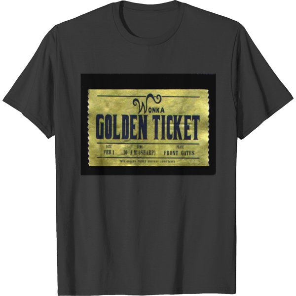 Willy Wonka Golden Ticket T-Shirts-image
