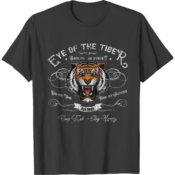 The Eye Of The Tiger, Distressedrocky13 T-Shirts-image