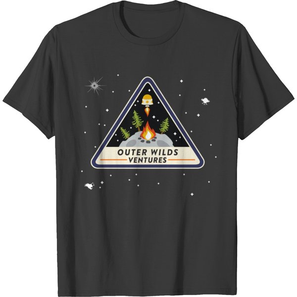 Outer Wilds Ventures Patch T-Shirts-image