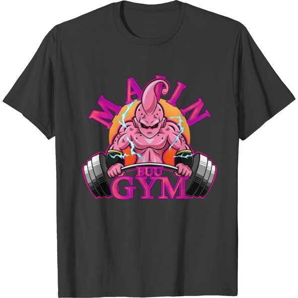 Majin Buu Gym - Dragoll Z Fitness Design T-Shirts-image