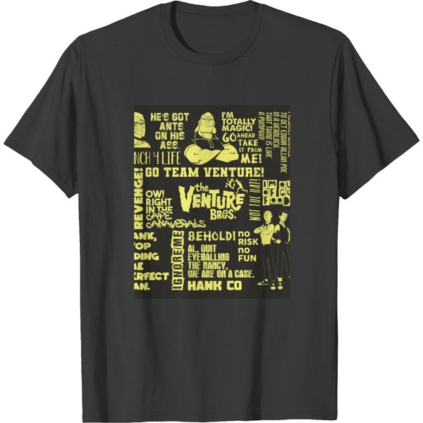 The Venture Bros Characters Quotes Graphic T-Shirts-image