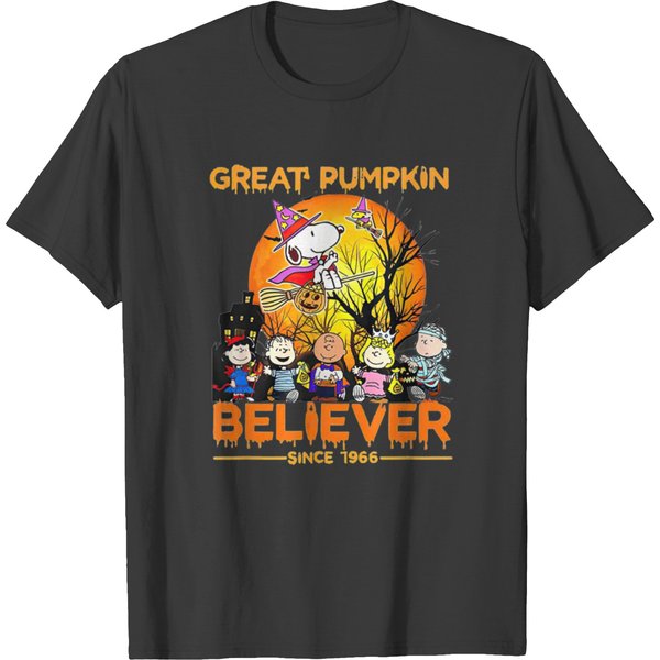Peanuttsgreat Pumpkin Believer Since 1966 Halloweenfunny T-Shirts-image