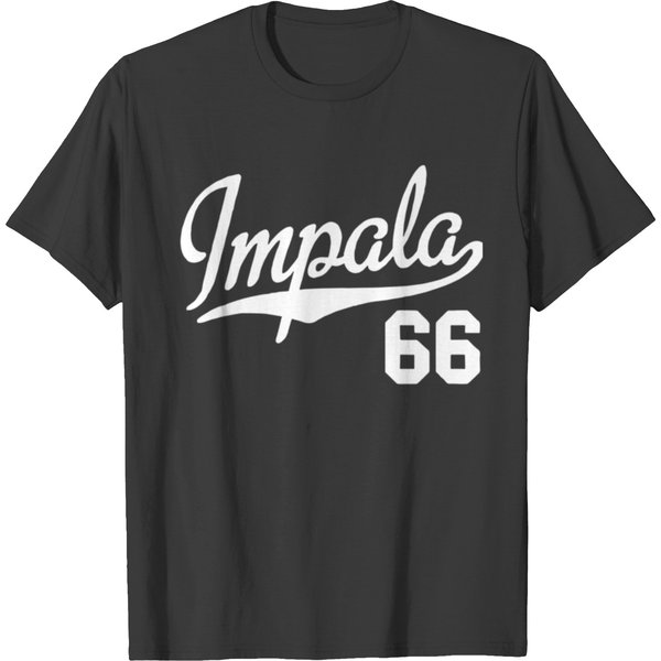 Impala 66 Script Tail 1966 Lowriderfunnycar Sfunny T-Shirts-image