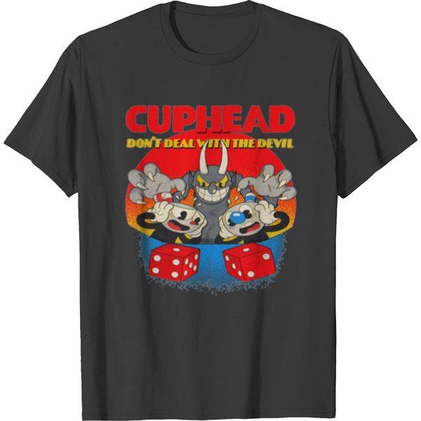 Cuphead Mugman Dont Deal With The Devil T-Shirts-image