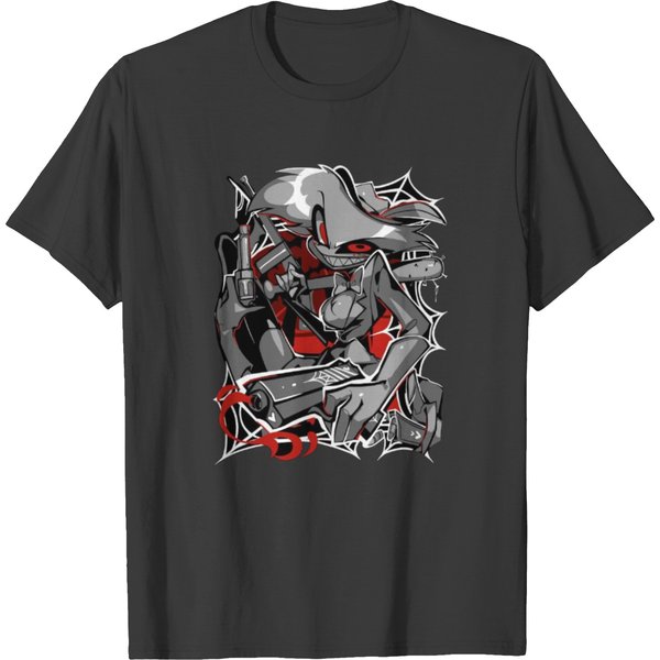 Angel Dust Demon Design - Hazbin Hotel T-Shirts-image