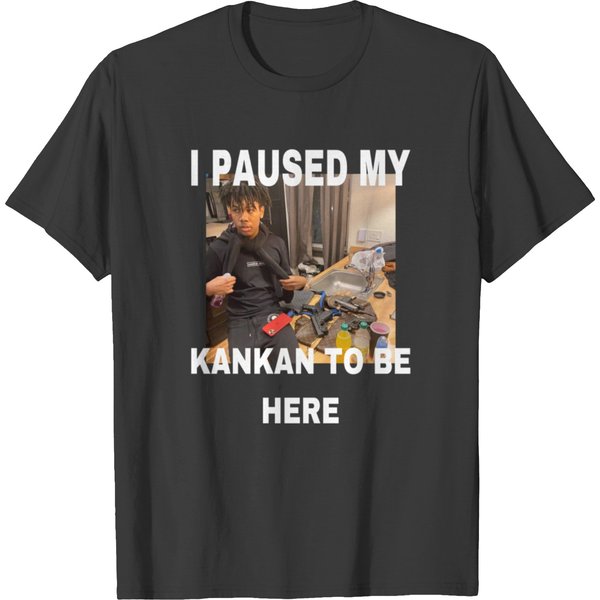 I Paused My Kankan To Be Here T-Shirts-image