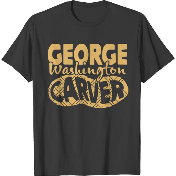 George Washington Carver Peanut Design T-Shirts-image