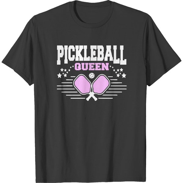 Pickleball T Shirt Pickleball Queen T Shirt T-Shirts-image