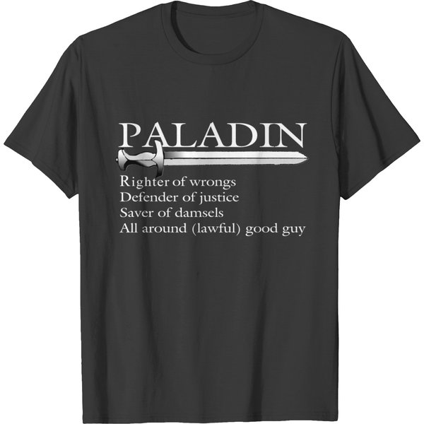 Paladin White T-Shirt-image