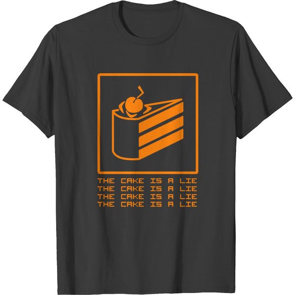 The Cake Is A Lie T-Shirt-image