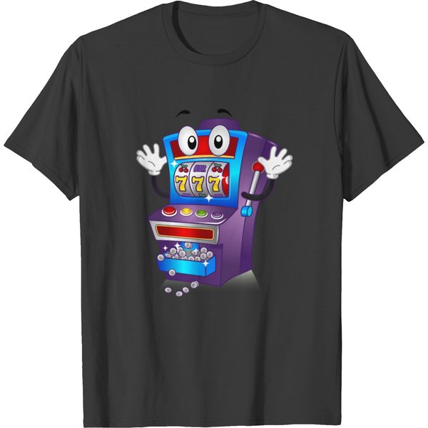 Slot Casino Machine T-Shirt-image