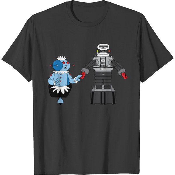 Rosie And Lost In Space Robot T-Shirt-image