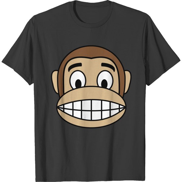 Monkey Emoji - Happy T-Shirt-image