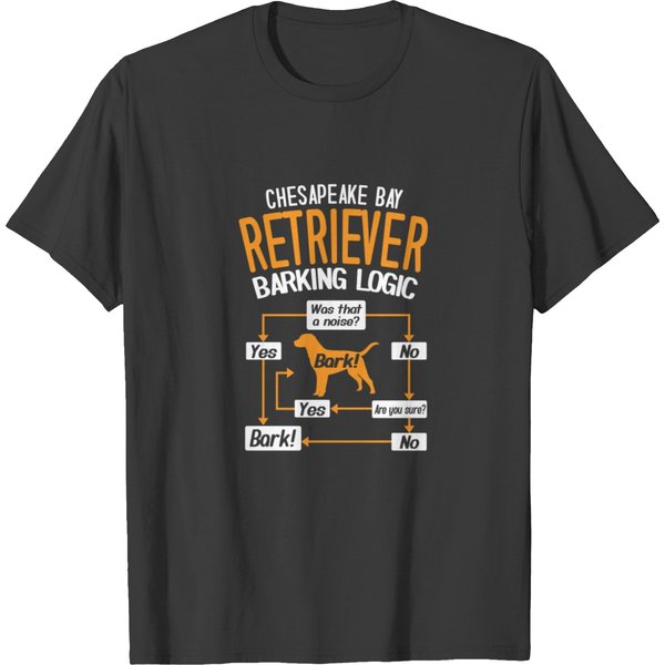 Chesapeake Bay Retriever Barking Logic T-Shirt T-Shirt-image