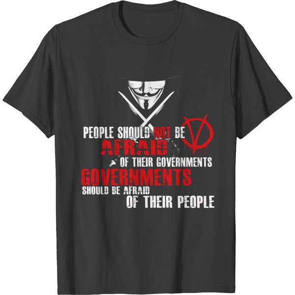 Guy Fawkes V For Vendetta Quote T-Shirt-image