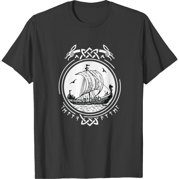 Viking Ship Boat T-Shirt-image