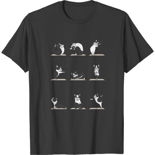 Boston Terriers Yoga T-Shirt-image