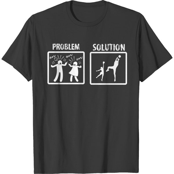 Problem Solution Netball T-Shirt-image