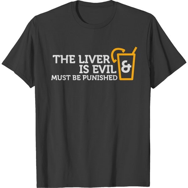 The Liver Is Evil And Must Be Punished! T-Shirt-image