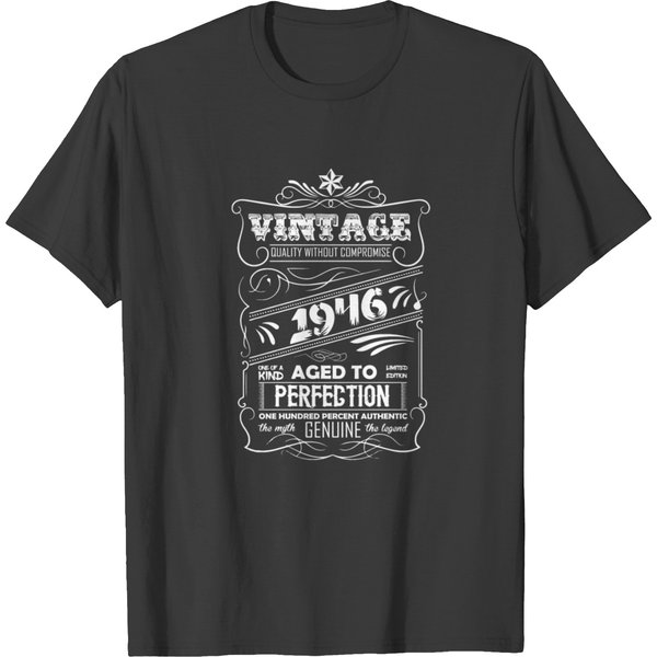 Vintage Aged To Perfection 1946 T-Shirt-image