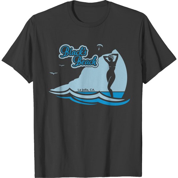 Blacks Beach, La Jolla Ca. T-Shirt-image