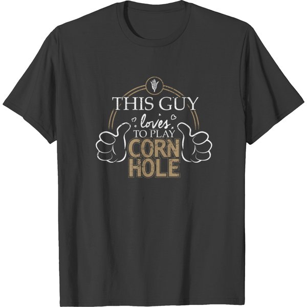 Cornhole Game Guy Loves Cornhole T-Shirt-image