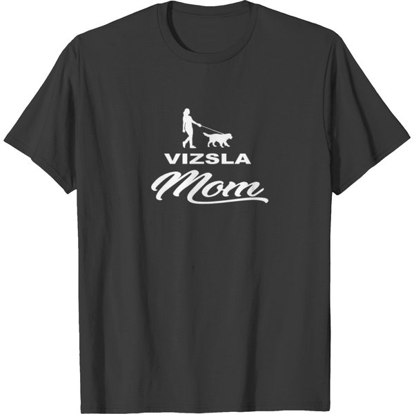 Mom Mutter Dog Hund Woman Vizsla T-Shirt-image