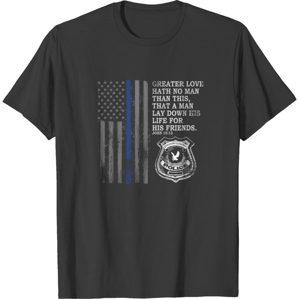 Support Police Officers Memorial T-Shirt-image