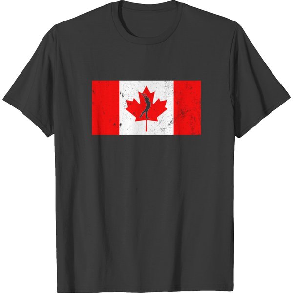 Canadian Gymnastics Gifts For Girls Gymnastics Shirts T-Shirt-image