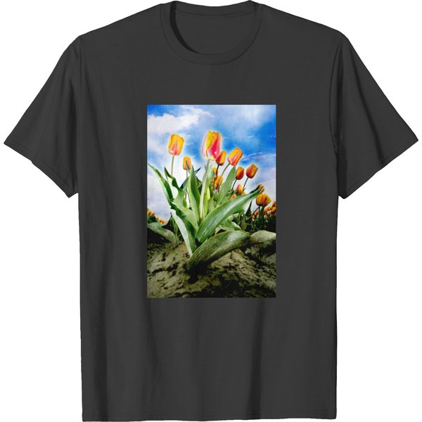 Skagit Valley Tulips Are In Full Bloom T-Shirt-image