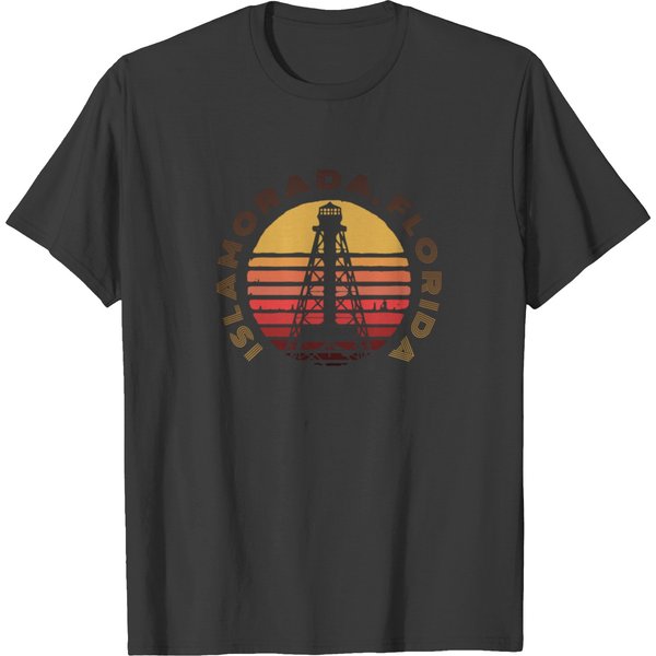 Islamorada Florida Sunset & Lighthouse Souvenir T-Shirt-image
