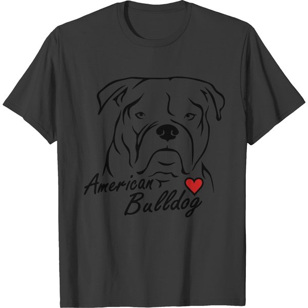 American Bulldog ❤ T-Shirt-image