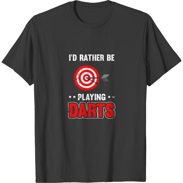 Id Rather Be Playing Darts T-Shirt-image