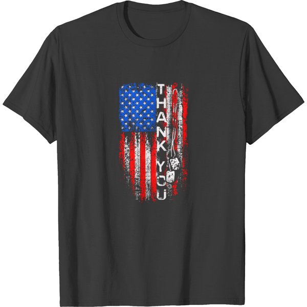Thank You American Flag T-Shirt-image