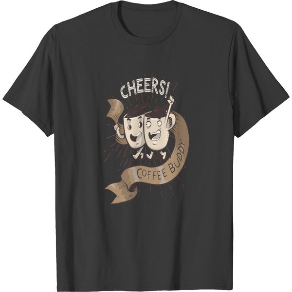 Cheers Coffee Buddy T-Shirt-image