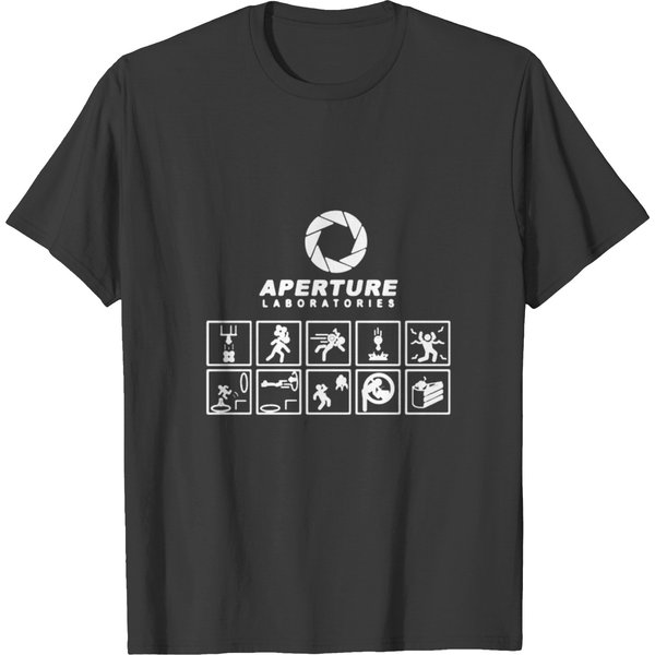Portal Aperture Science Laboratories Video Game Me T-Shirt-image