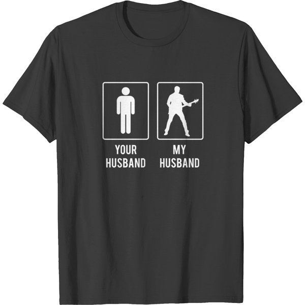 Your Husband And My Husband Is Guitar Man T-Shirt-image